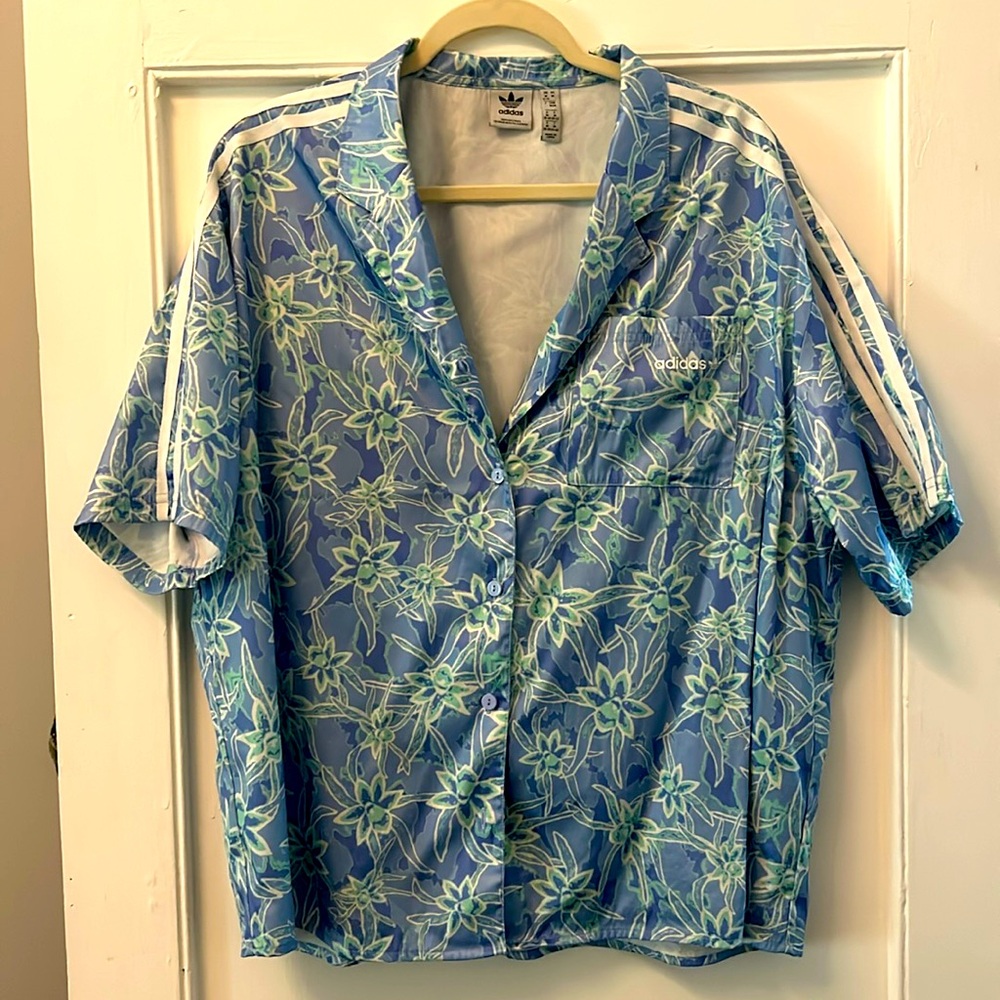 Adidas Button down short sleeves shirt
